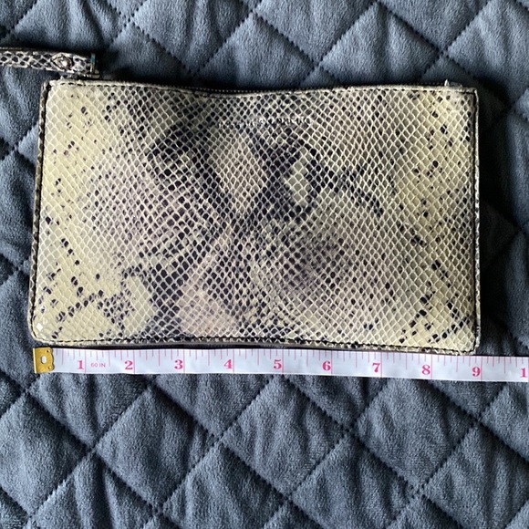Aimee Kestenberg leather python print wristlet - Picture 6 of 8